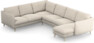 Madison Lux - Hörnsoffa med schäslong höger - Beige