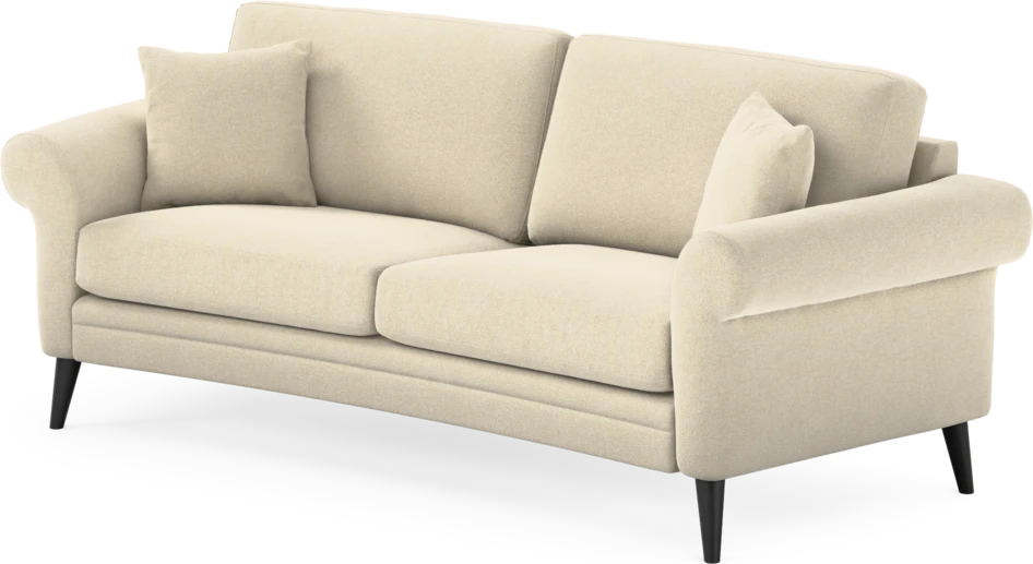Eden - 2,5-sits soffa svängd - Beige