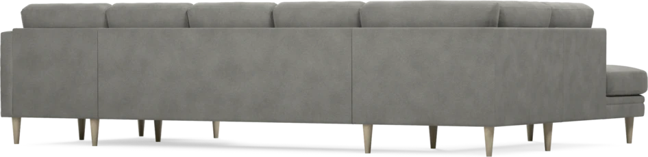 Eden - 3-sits soffa med divan vänster och schäslong höger - Grå