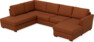 Friday - 3-sits soffa med divan vänster och schäslong höger - Orange