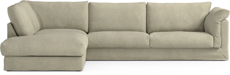 Cherrie Klädsel - Klädsel till 3-sits soffa med divan vänster - Beige