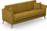Eden - 3-sits soffa - Gul