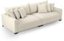 Rossi - 4-sits soffa - Vit