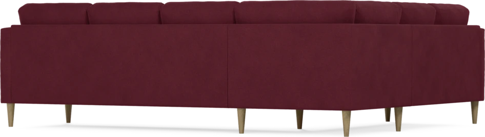 Eden - Hörnsoffa, 2+3-sits - Röd