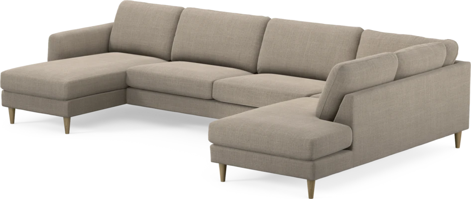Bridge - 3-sits soffa med schäslong vänster och divan höger - Beige