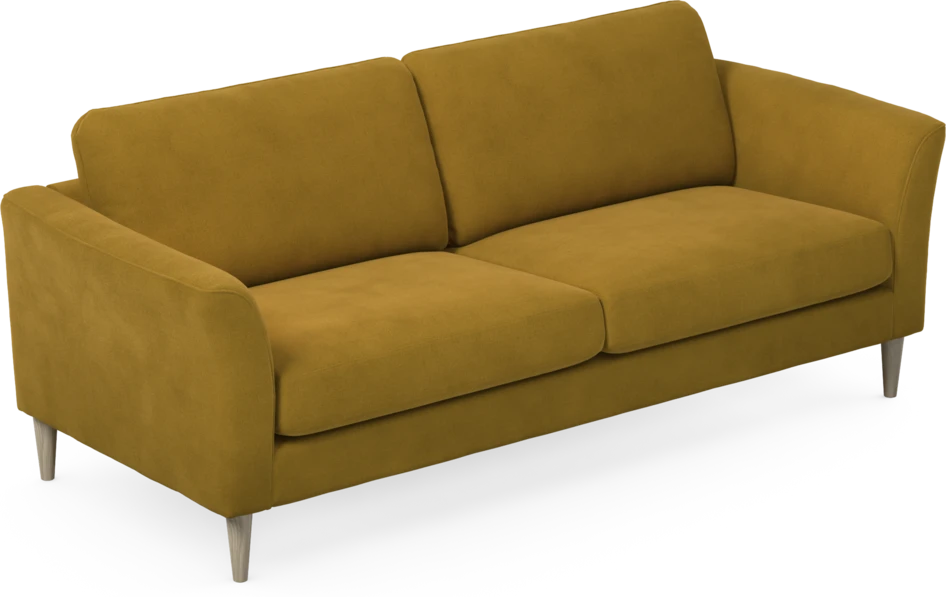 Bridge - 3-sits soffa - Gul