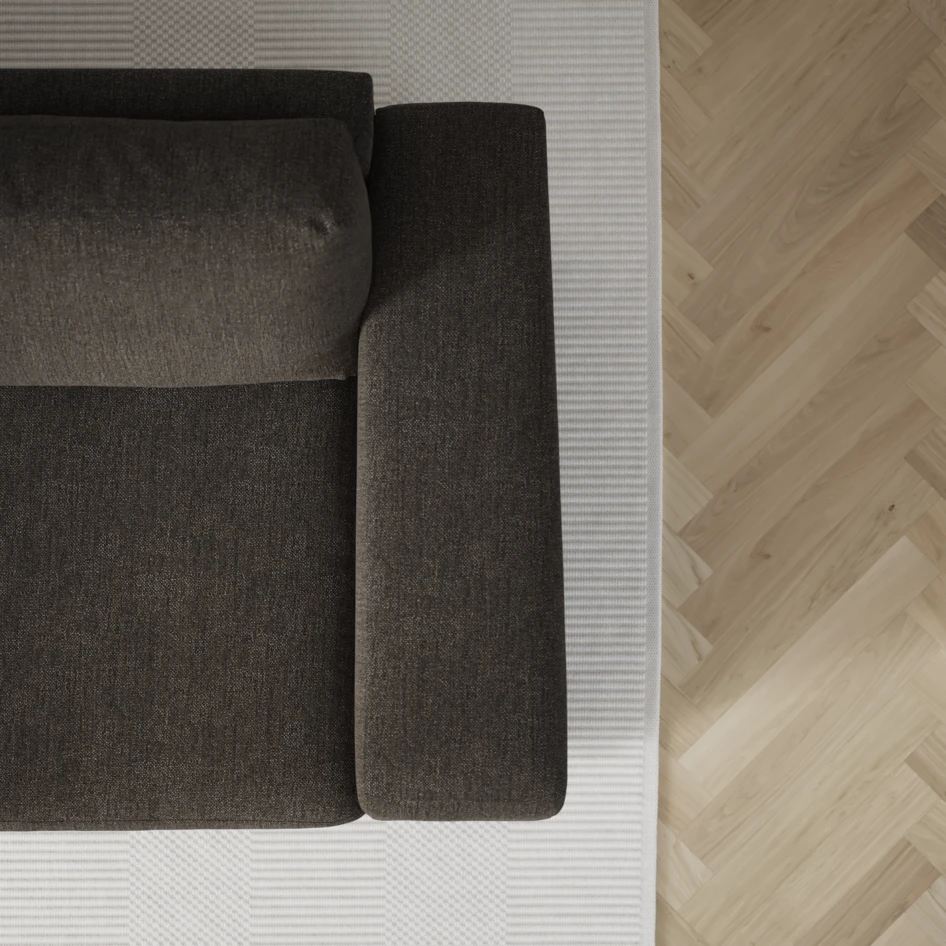Friday - 3-sits soffa - Brun