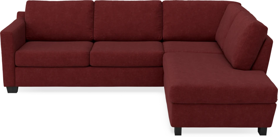 Friday - 2,5-sits soffa med divan höger - Rosa