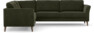 Bridge - Hörnsoffa, 2+3-sits - Grön