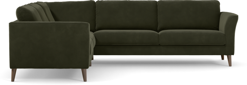 Bridge - Hörnsoffa, 2+3-sits - Grön