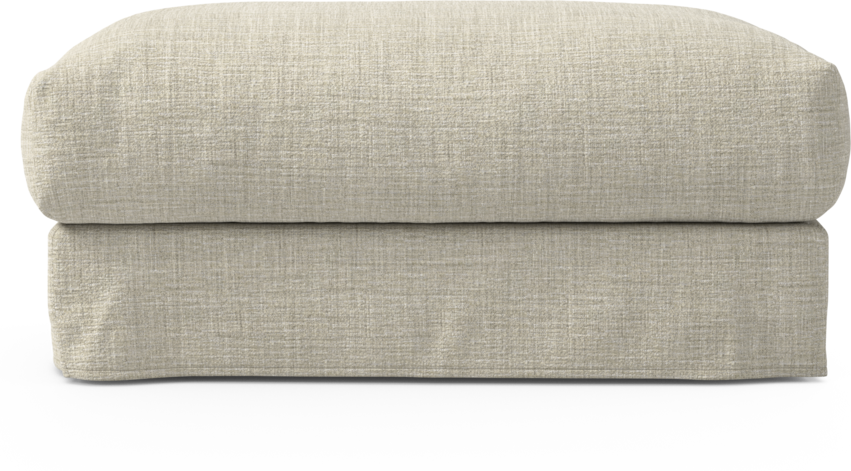 Cherrie - Fotpall 100 med kappa - Beige