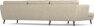 Madison Lux - 3-sits soffa med schäslong vänster - Beige