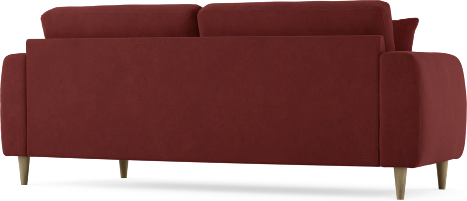 Eden - 2,5-sits soffa svängd - Röd