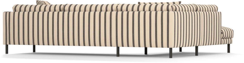 Harper - 3-sits soffa med divan vänster - Flerfärgad