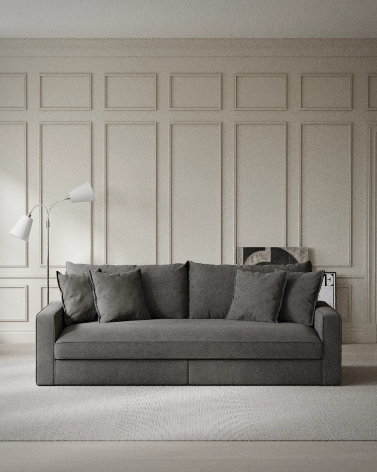 Rossi - 3-sits soffa, hel dyna - inspiration