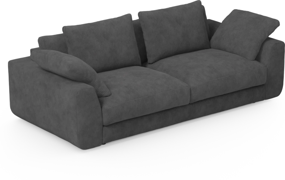 Amie - 3-sits soffa - Grå