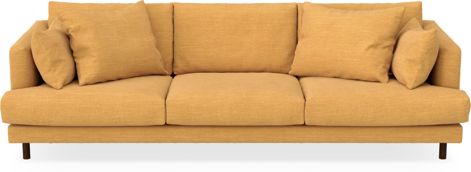 Harper - 4-sits soffa - Gul