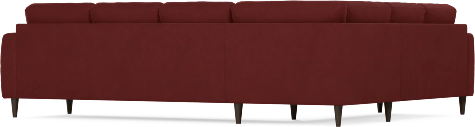 Eden - Hörnsoffa, 2+3-sits - Röd