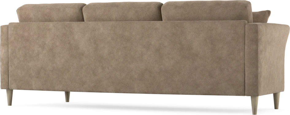 Eden - 3-sits soffa svängd - Beige