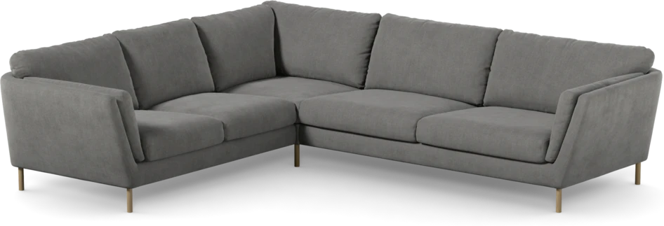 Madison Lux - Hörnsoffa 2+3-sits, hörn 1 - Grå