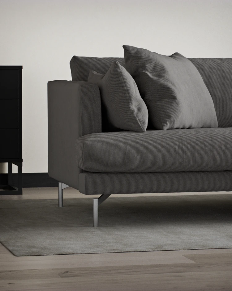 Harper - 3-sits soffa, hel dyna - inspiration