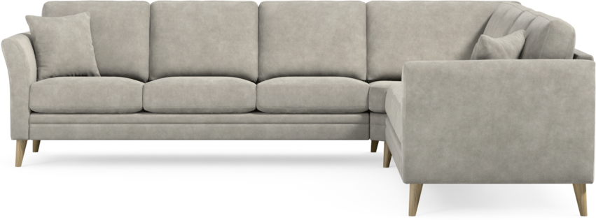 Eden - Hörnsoffa, 3+3-sits - Grå