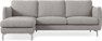 Madison Lux - 2-sits soffa med schäslong vänster - Beige