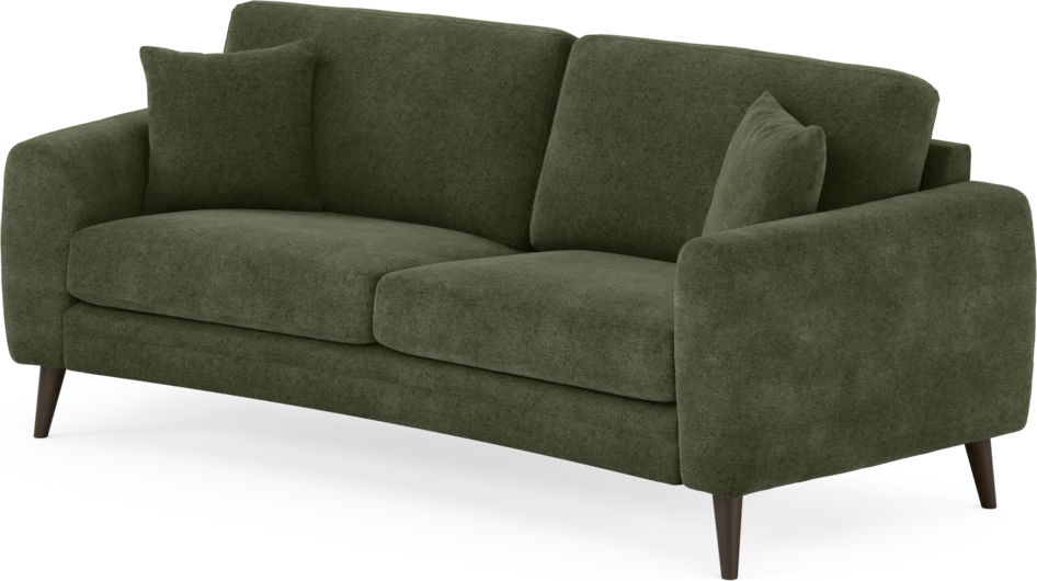 Eden - 2,5-sits soffa svängd - Grön