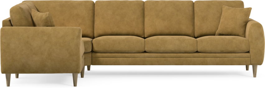 Eden - Hörnsoffa, 1+3-sits - Gul