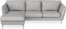 Madison Lux - 2-sits soffa med schäslong vänster - Grå