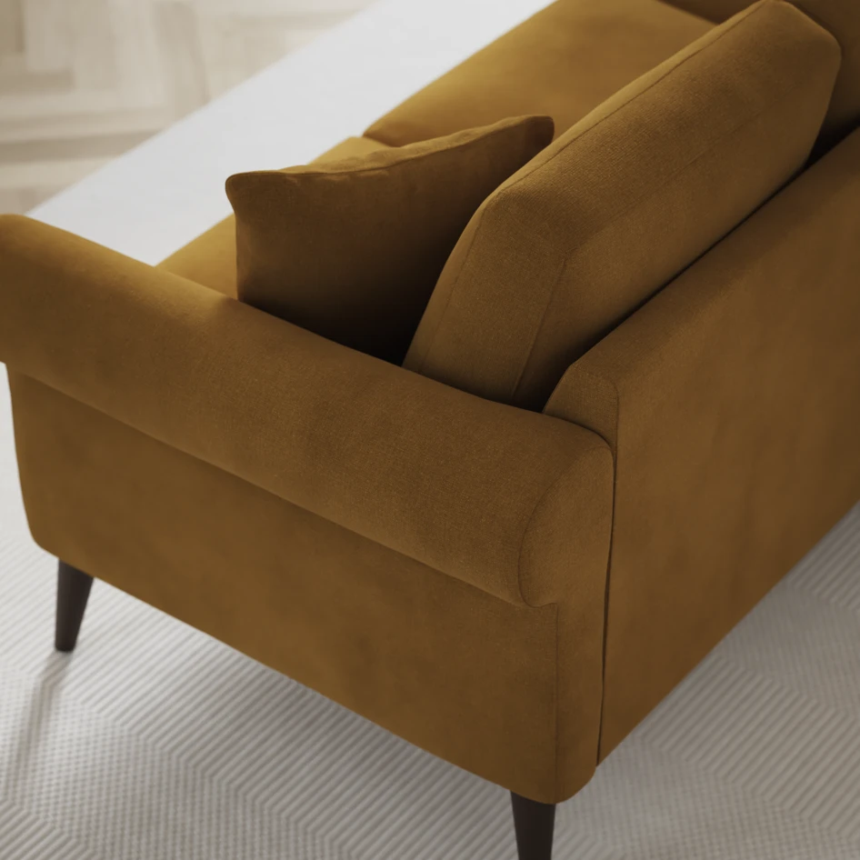 Eden - 2,5-sits soffa - Gul
