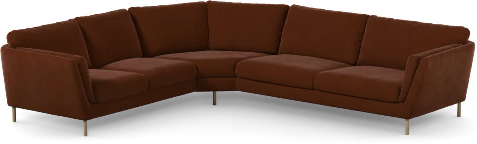 Madison Lux - Hörnsoffa 2+3-sits, hörn 2 - Orange