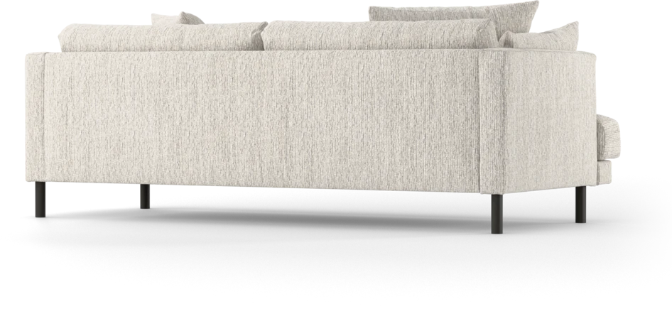Harper - 3-sits soffa, hel dyna - Grå