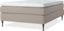 Delux Sense - Kontinentalsäng, enkelsäng 140 cm med bäddmadrass - Beige