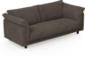 Cherrie - 2,5-sits soffa, hel dyna, fast klädsel - Brun