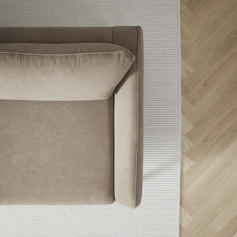 County - Hörnsoffa, 3+2-sits - Beige