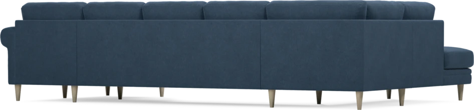 Eden - 3-sits soffa med divan vänster och schäslong höger - Blå