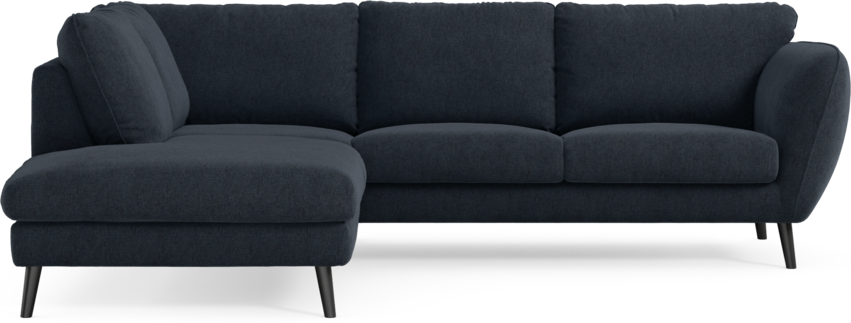 Madison Lux - 2-sits soffa med divan vänster - Blå