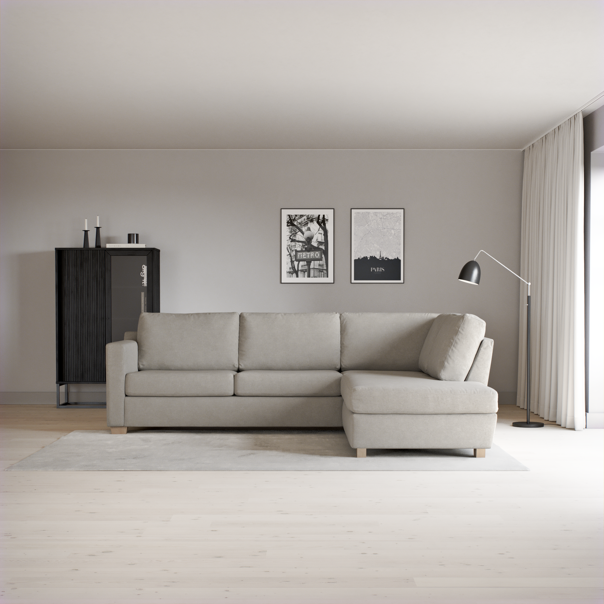 Friday - 2,5-sits soffa med divan höger - inspiration
