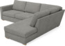 Friday - 2,5-sits soffa med divan höger - Grå