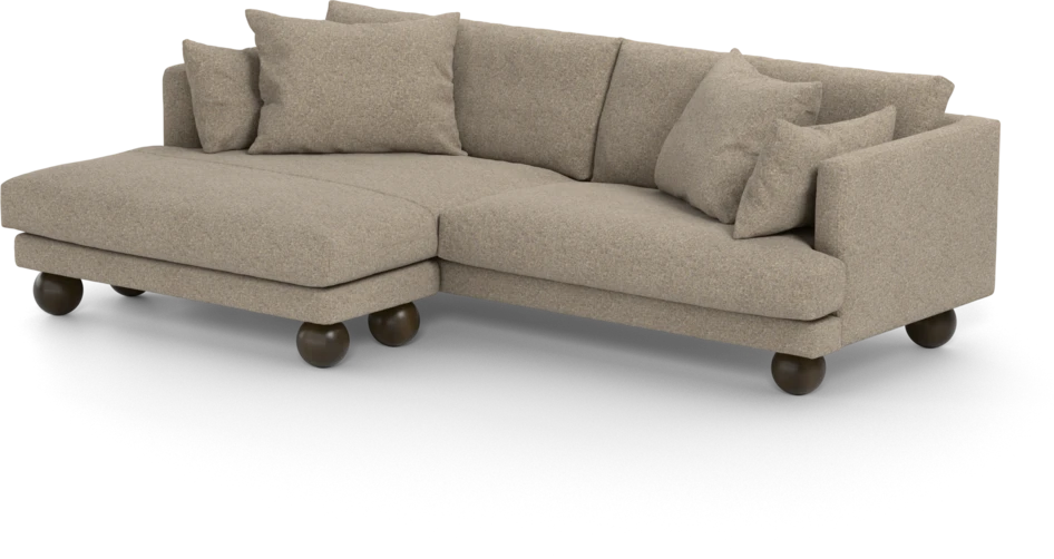 Harper - 4-sits med schäslong XL vänster - Beige