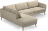 County - 2,5-sits soffa med divan vänster - Beige