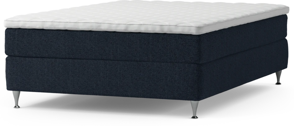 Delux Sense - Kontinentalsäng, enkelsäng 140 cm med bäddmadrass och sängben