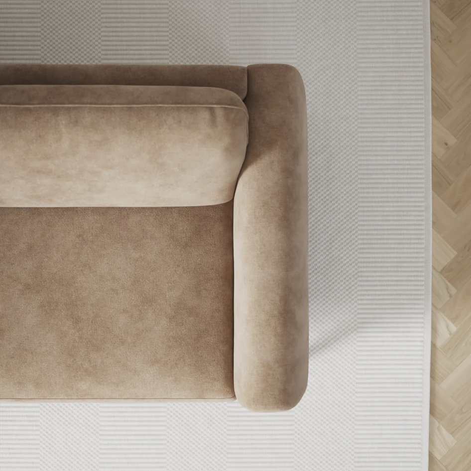 Bridge - Hörnsoffa, 2+2-sits - Beige