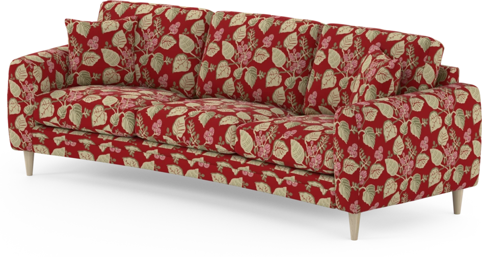 Eden - 3-sits soffa svängd - Flerfärgad