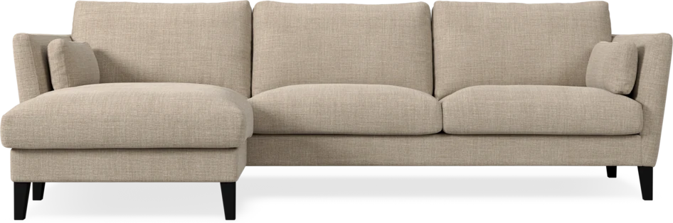 Winston - 3-sits soffa med schäslong, vändbar - Beige
