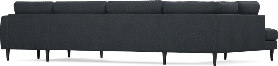 Bridge - 3-sits soffa med divan vänster och schäslong höger - Blå