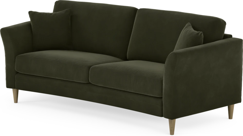 Eden - 2,5-sits soffa svängd - Grön