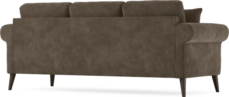 Eden - 3-sits soffa - Brun