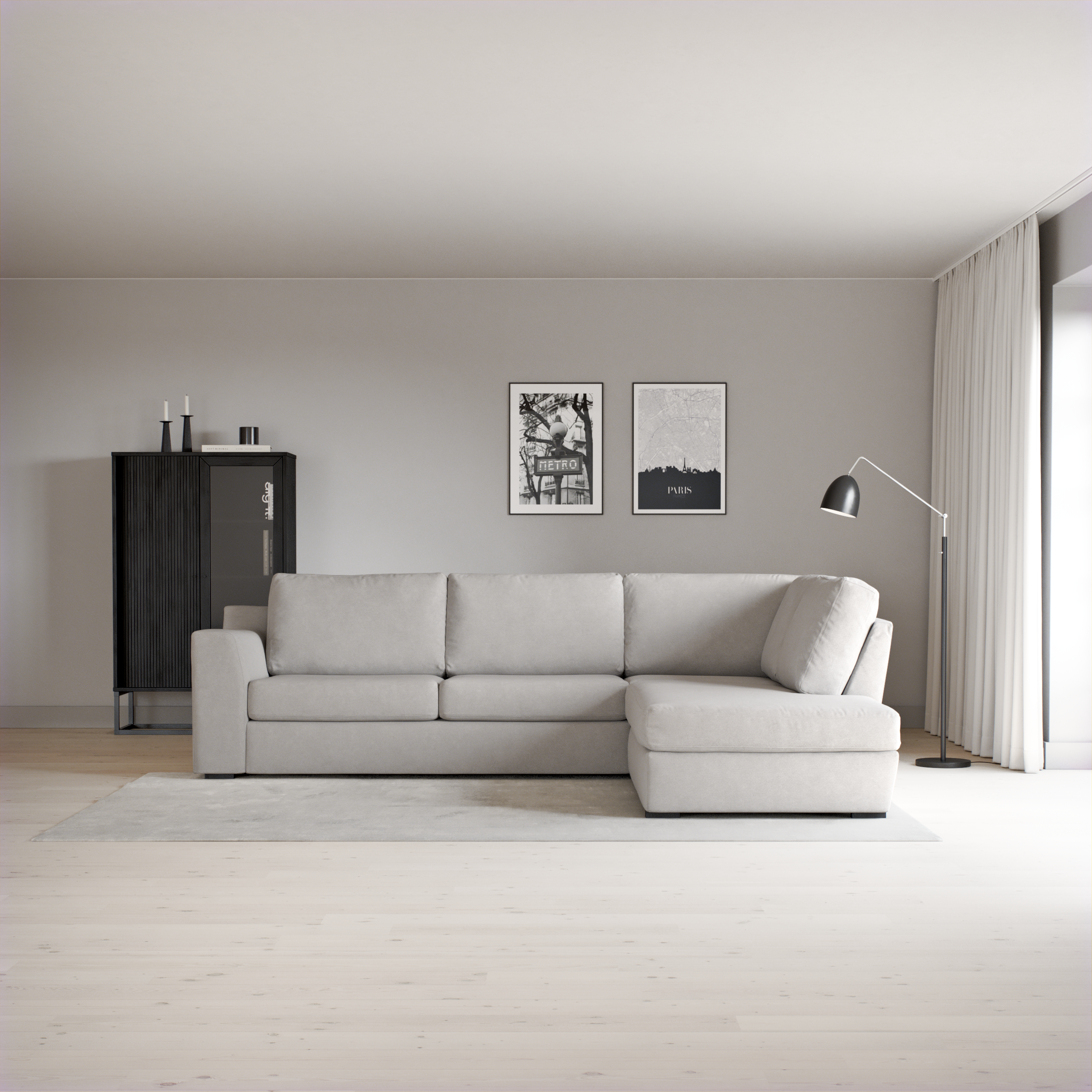 Friday - 2,5-sits soffa med divan höger - inspiration